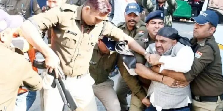 हल्द्वानी पहुंचने पर मुख्यमंत्री धामी का जबरदस्त विरोध……