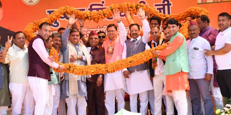 सीएम धामी ने 36 योजनाओं का लोकार्पण व शिलान्यास करते हुए दी करौड़ो रुपये की सौगात……