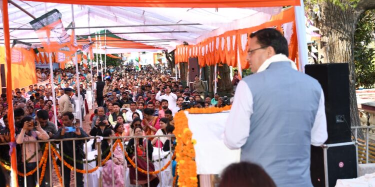मुख्यमंत्री धामी ने विधानसभा नैनीताल में किया करौड़ो की विकास योजनाओं का लोकार्पण एवं शिलान्यास…..