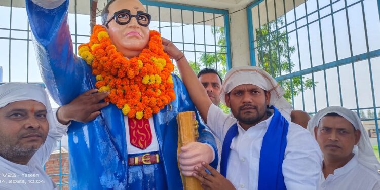 अम्बेडकर पार्क धूम धाम के   साथ मनाई गई अम्बेडकर जयंती……