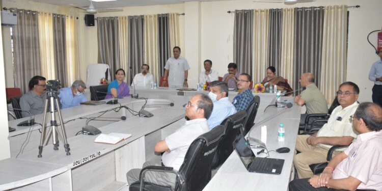 एशियन डेवलपमेंट टेक्निकल असिस्टेंट टीम द्वारा उत्तराखंड मुक्त विश्वविद्यालय में मॉडल कॉलेज बनाए जाने के संबंध में बैठक……