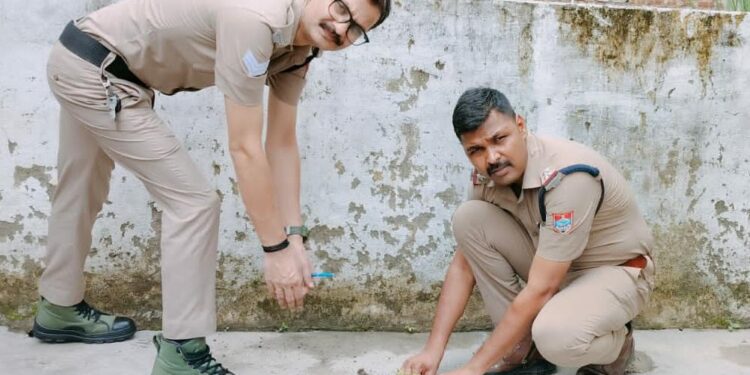 पैगा चौकी प्रभारी जितेन्द्र कुमार ने हरेला पर्व की दीं शुभकामनाएं,किया वृक्षारोपण……..