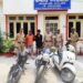 पुलिस ने बाईक चोर गिरोह का पर्दाफाश कर चार चोरो को किया गिरफ्तार…..