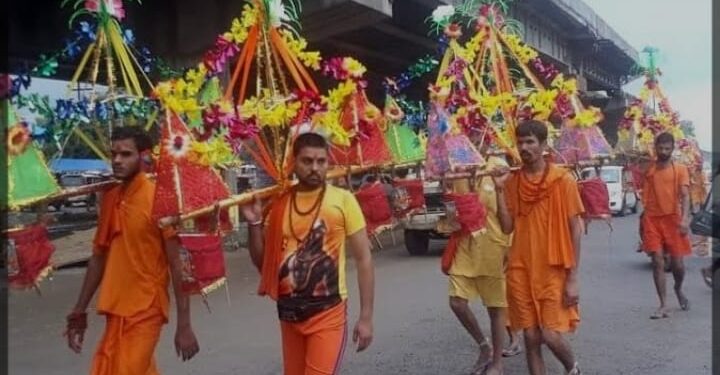 अंतिम सोमवार को भी प्रशासन से अनुमति न मिलने के कारण नहीं निकल पाएगी कांवड यत्रा……..