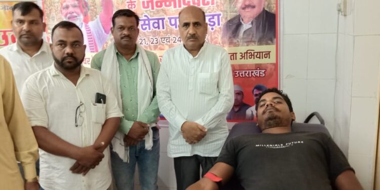प्रधानमंत्री मोदी के जन्मदिवस के अवसर पर उत्तराखंड भाजपा अल्पसंख्यक मोर्चा ने किया रक्तदान शिविर का आयोजन……….