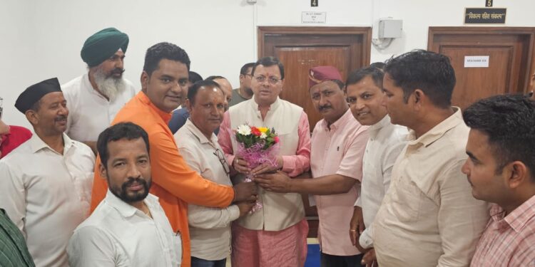 कालाढूंगी विधायक भगत के साथ सीएम से मिला किसानों का प्रतिनिधिमंडल……