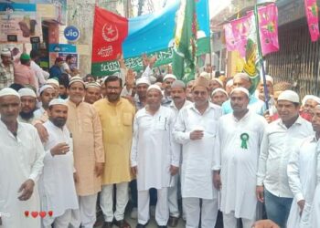 महुआखेड़ा गंज में शानो शोकत के साथ मनाया गया जश्ने ईद मिलादुन्नबी जुलूस……