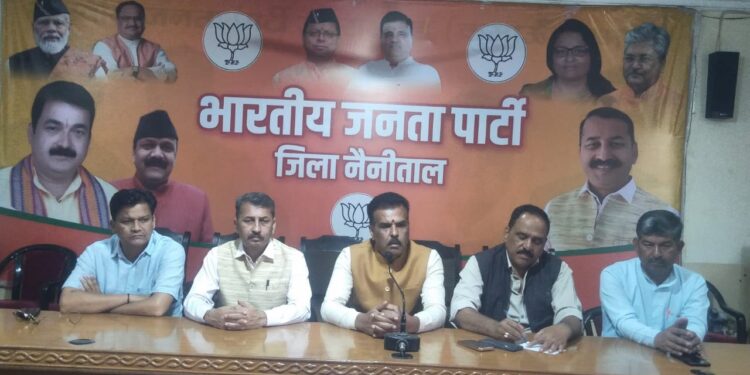 हल्द्वानी पहुंचे भारतीय जनता पार्टी के प्रदेश प्रवक्ता सुरेश जोशी ने की प्रेस वार्ता…….
