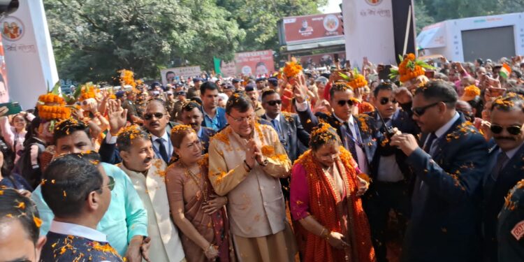 हल्द्वानी पहुंचे मुख्यमंत्री पुष्कर सिंह धामी ने दी 713 करोड़ की योजनाओं की सौगात…….