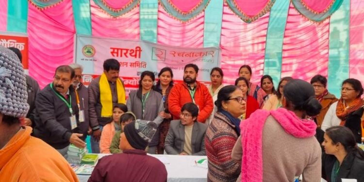 सारथी फाउंडेशन समिति ने आयोजित किया दो दिवसीय निशुल्क चिकित्सा शिविर…..
