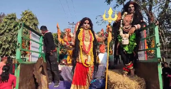 उत्तराखंड का प्रमुख पर्व घुघुती पर निकली गई एक विशाल शोभायात्रा……