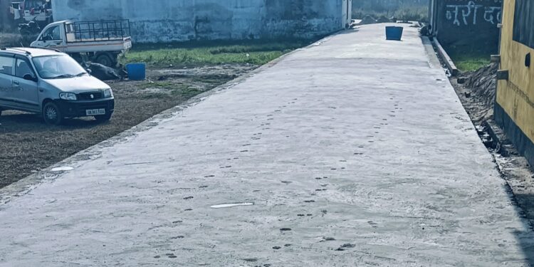 महुआखेड़ा गंज का लगातार चलता हुआ विकास कार्य…..