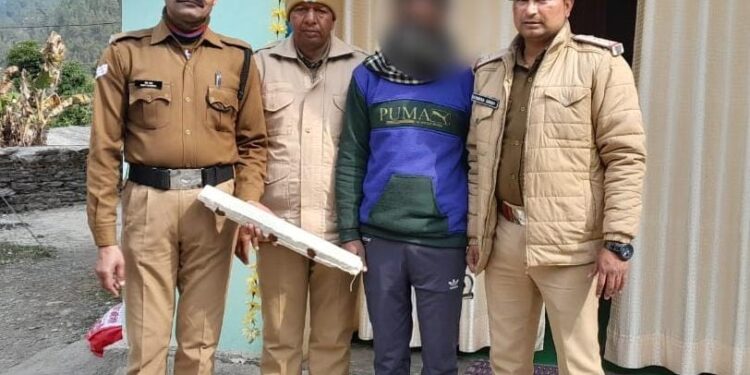 रंजिश में महिला के सिर पर वार करने वाले को खनस्यु पुलिस ने किया गिरफ्तार