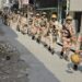आगामी लोकसभा निर्वाचन के निष्पक्ष और शांतिपूर्ण आयोजन हेतु नैनीताल पुलिस ने निकाला फ्लैग मार्च