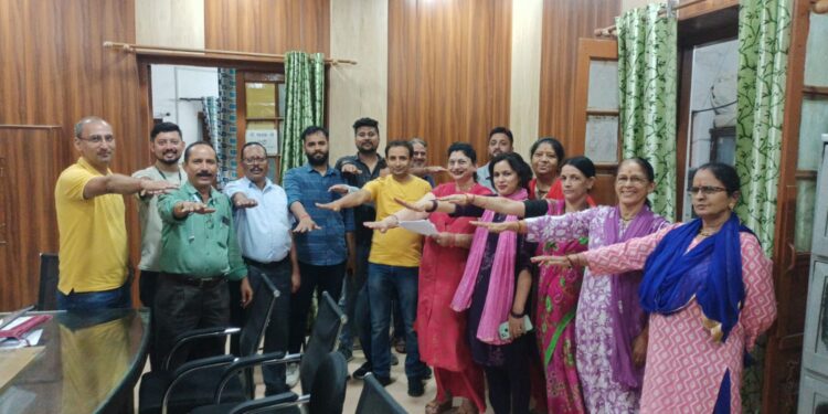 अन्तर्राष्टीय नशा निषेध दिवस के अवसर पर नशा मुक्त किये जाने की दिलाई शपथ