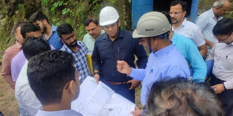 सचिव सिंचाई ने हल्द्वानी में किया जमरानी बांध परियोजना का स्थलीय निरीक्षण
