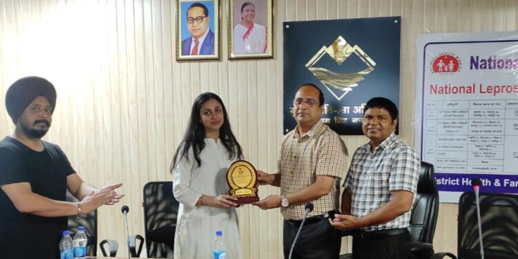 रूद्रपुर_कुष्ठ उन्मूलन कार्यक्रम के तहत किया गया प्रशिक्षण का आयोजन