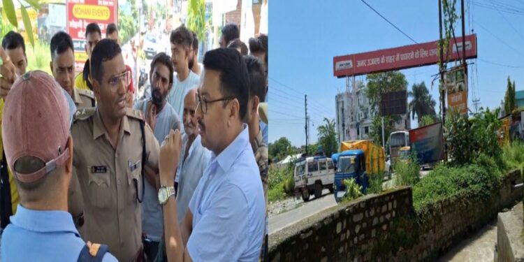 आज भी जारी शनिबाजार स्थित नाले में बहे बच्चे की तलाश