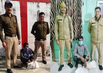 कालाढूंगी पुलिस ने 02 व्यक्तियों को अवैध शराब के साथ किया गिरफ्तार
