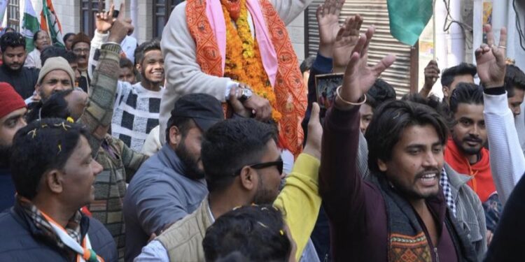 राजपुरा में ललित जोशी के समर्थन में उमड़ा लोगों का जन सैलाब,बोले ललित जोशी: राजपुरा के लोगों ने जीत लिया मेरा दिल