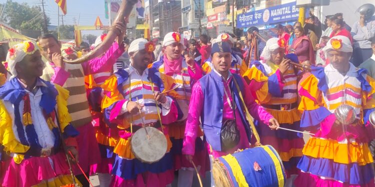 हल्द्वानी में बड़े ही हर्षोल्लास के साथ मनाया गया उत्तरायणी पर्व, निकाली गई भव्य शोभायात्रा