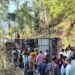 ब्रेक फैल होने से पलटी पहाड़ से हल्द्वानी की ओर आ रही यात्री बस – मच गई चीख पुकार