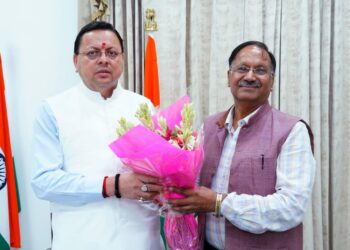 उत्तराखंड मुक्त विश्वविद्यालय के कुलपति प्रो. लोहनी ने की सीएम धामी से शिष्टाचार भेंट